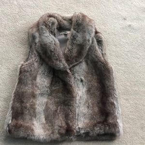 Ya Los Angeles fur vest size small